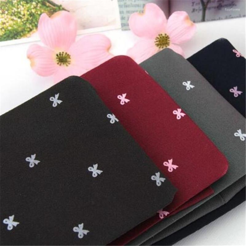 

Women Socks CUHAKCI Women's Sexy Leggings Black Bowknot Legging Fashion Winter Warm High Waist Pantyhose Girls, W085 red