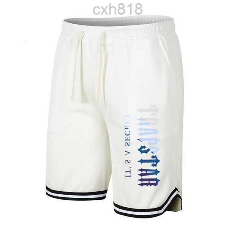 

Men's Shorts TRAPSTAR Sport Shorts Men Sportswear Beach Bottoms Summer Fitness Fastdrying Loose Basketball Jogging Short Pants Mesh B4KS, Size 2 white lht