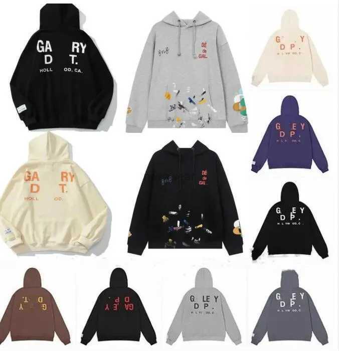 

Men's Hoodies Sweatshirts Hoodie Designer Galleries Gary Painted Graffiti Used Letters Printed Loose Casual Fashion Men and Women Designer Graffiti Hoody 26, Shipping fee