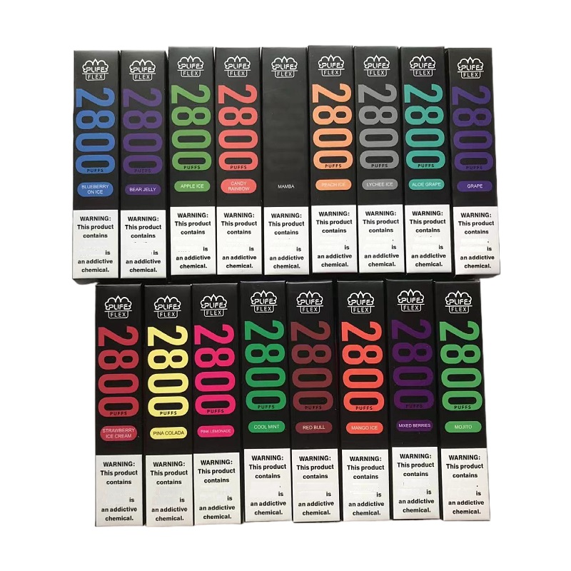 

NO Tariff puff flex 2800 disposable vape electronic cigarettes device Start Kit prefilled vapor pen vs puff 800 bang king 6000