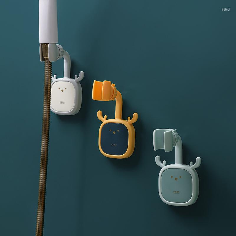 

Bath Accessory Set Multifunctional Shower Bracket Free Punching Fixed Nozzle Hanging Seat Universal Bathroom Household Supplies