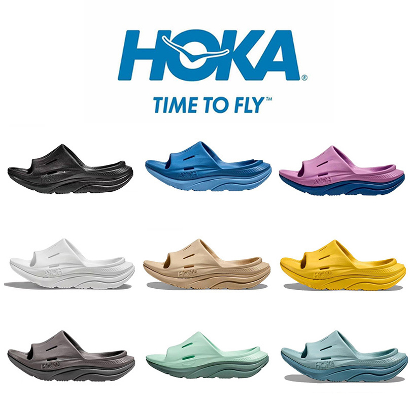 

No1 Hoka One Ora Recovery Slide 3 Hokas Slippers Designer Mens Womens Beach Scuffs Summer Slides for Men and Women, Item#9