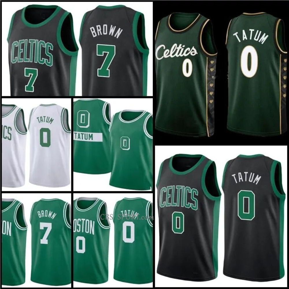 

2023 New Patch Basketball Jerseys 0 33 7 36 Bostons Celtices Jayson Tatum Larry Bird Jaylen Brown Marcus Smart Top Quaity, As pic