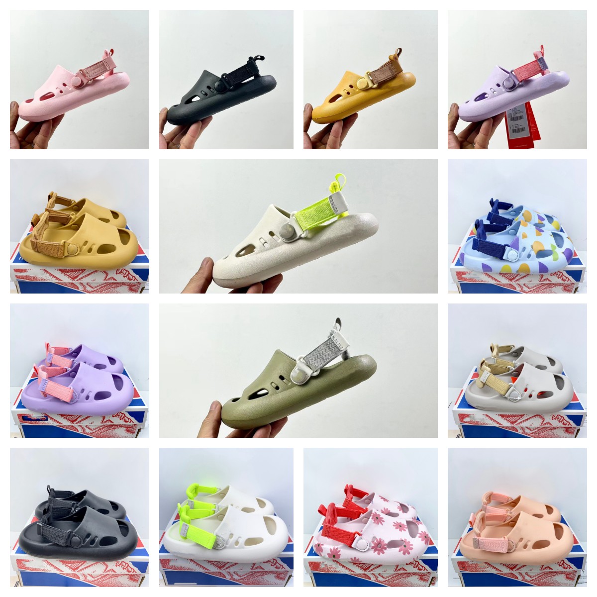 

Cheap Summer Athletic Outdoor Infant N Kids Slippers Shoes Sandals wading shoes boys gilrs Child non-slip sand Sneakers kid trainers sneaker Toddler baby shoe 24-35, As pictures