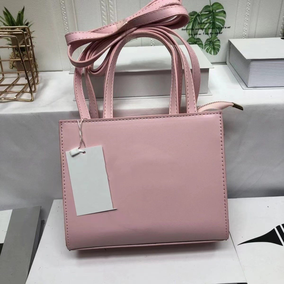 

Tote Bags Designer telfary Shopping BagMini Luxury Crossbody Women Soft Leather Handbags Luxury Tote telfary bag Pink Black White Purse Satchels armpit shopper Bag