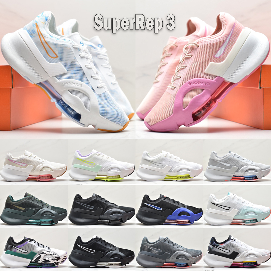 

SuperRep 3 Go Men Women Trail Running Shoes 2023 Designer White Volt Pure Platinum Triple Black Anthracite Pro Green Outdoor Sneakers Size 36-45, #14 black old royal