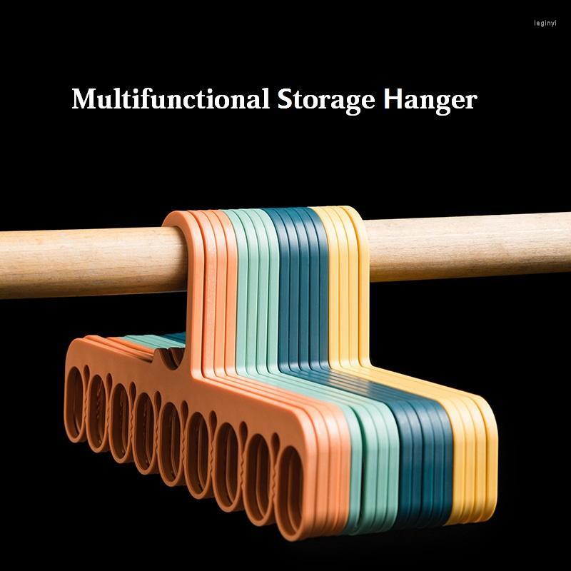 

Hangers 4pc For Clothes 9-Hole Hanger Organizer Space Saving Multi-function Magic Scarf Storage