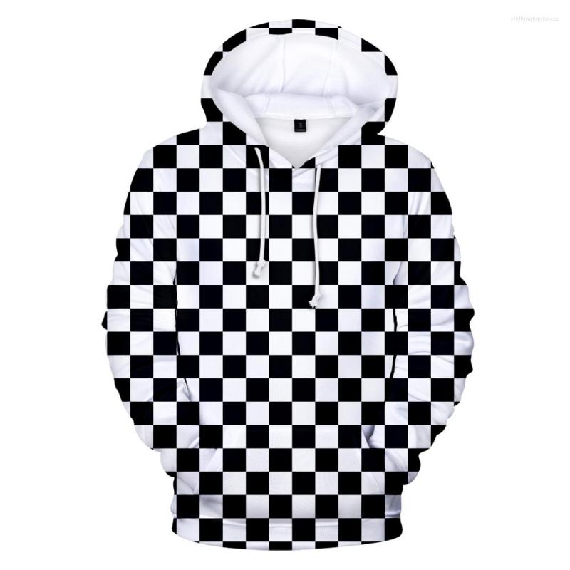 

Men's Hoodies Man Woman Lattice 3D Hoodie Autumn Winter Harajuku Red Plaid Fashion Kids Sweatshirt Child Comfort, Wy849