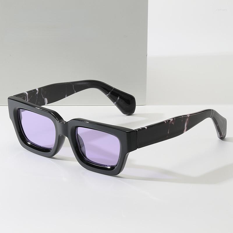 

Sunglasses 1pc Luxury Women Square Small Rectangle UV400 Vintage Thick Frame Sun Glasses Shades Female
