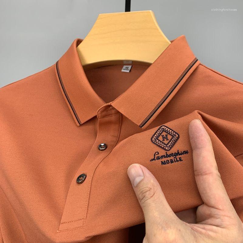 

Men's T Shirts Senior Designer Embroidery Short Sleeve T-shirt Men's 2023 Summer Luxury Fashion Korean Youth Casual Polo Shirt Wear, Blue