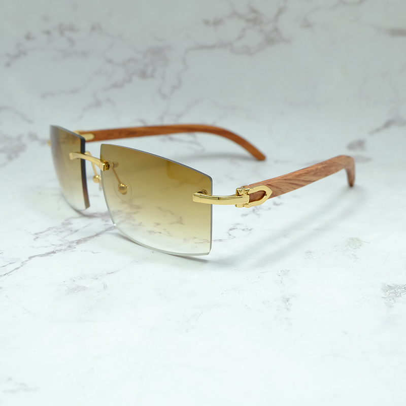 

Oversized Sunglasses Luxury Carter Designer Mens Square Vintage Wood Sun Glasses Outdoor Shades Eyewear Wooden Gafas De Sol