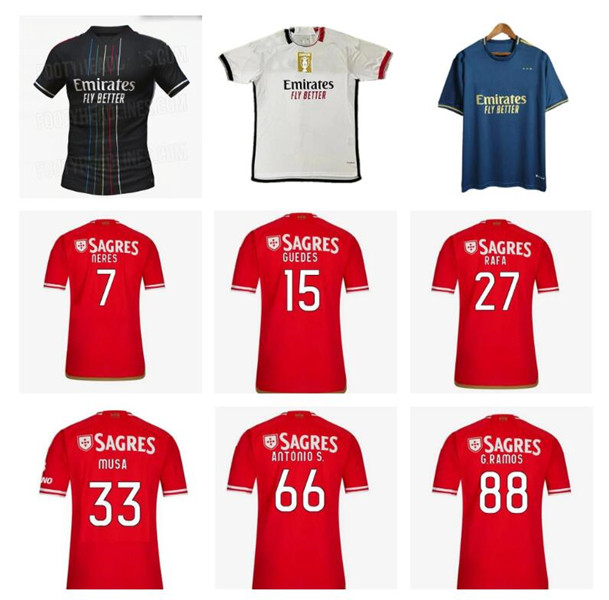 

New 2023 2024 Benfica G.RAMOS Soccer Jerseys RAFA ENZO #13 SEFEROVIC J.WEIGL Neres 23 Home Away 3rd Football Shirt Yaremchuk Grimaldo OTAMENDI adult Men Kids kit uniform, 23/24