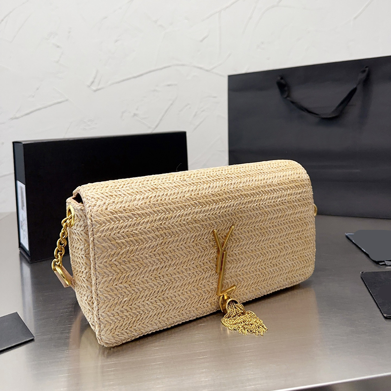 New Summer Cool Luxury Fashion Bamboo Beach Woven Wallet Party Brand Gift Graduated Women's Men's Wallet 