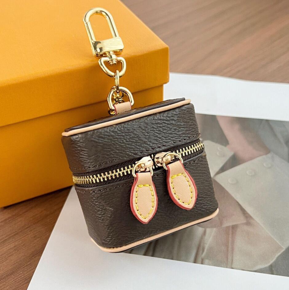 

Fashion Change Purse Keychains Designer Letter Printing Leather Key Case High Quality Bag Pendant Accessories Classic Unisex Keychain Coin With Box SYQF