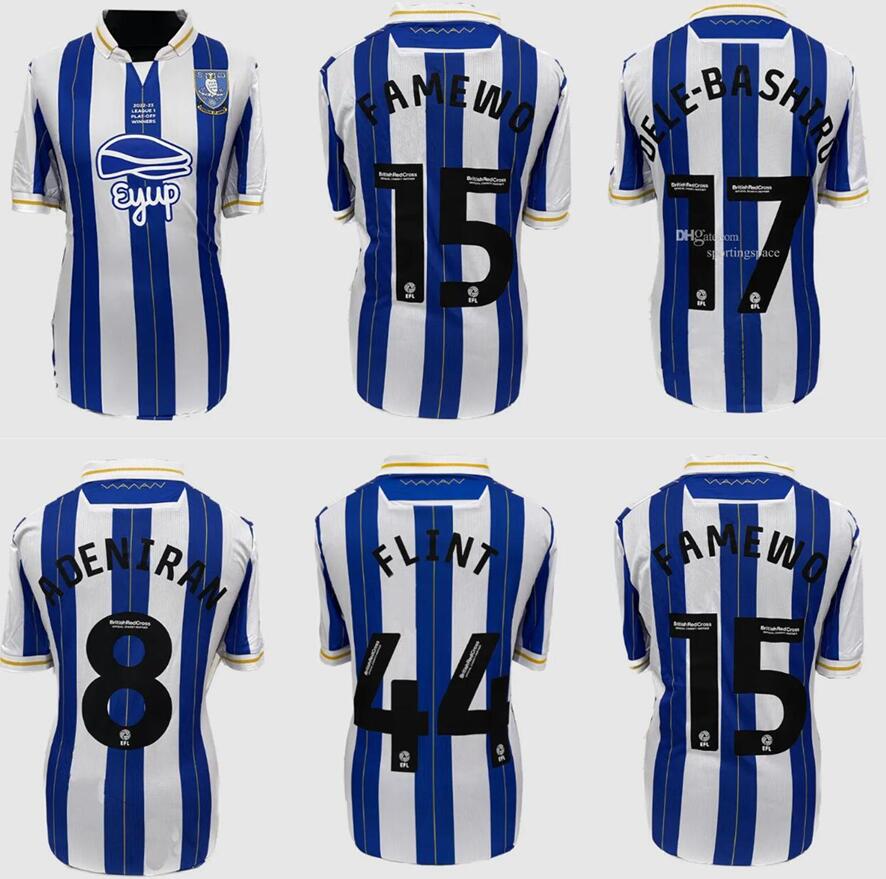 

23/24 ShEffIElD WedNEsDAy Soccer Jerseys 2023 2024 Football Shirt Goalkeeper ADENIRAN FAMEWO DELE-BASHIRU