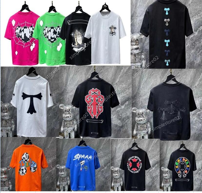 

Luxury Classic Mens t Shirt Fashion Brand Letter Sanskrit Cross Pattern Sweater T-shirts Designers Pullover Tops Cotton Tshirts Woman Tees Shirts Otnn, Cu12