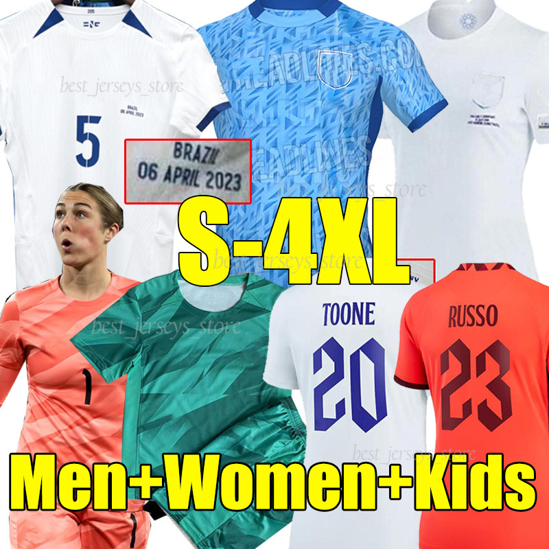 

4XL 2023 Angleterre TOONE MEAD soccer jerseys 23/24 eNGLanDS FINAL EARPS KIRBY WHITE SANCHO BRIGHT STANWAY KELLY GREALISH BELLINGHAM football shirts men kids kits, 23-24 home