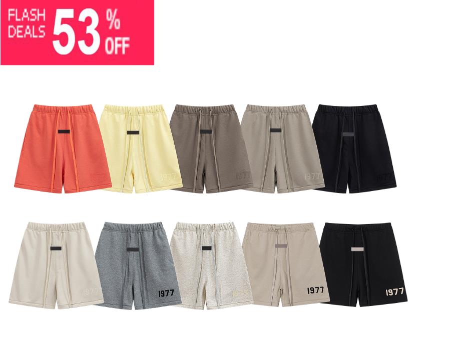 

Mens Womens Designer essentail shorts Clothing Apparel essen Unisex Shorts Cotton Sports Fashion Short Street Style Tide Knee Length essent shorts size S-XL