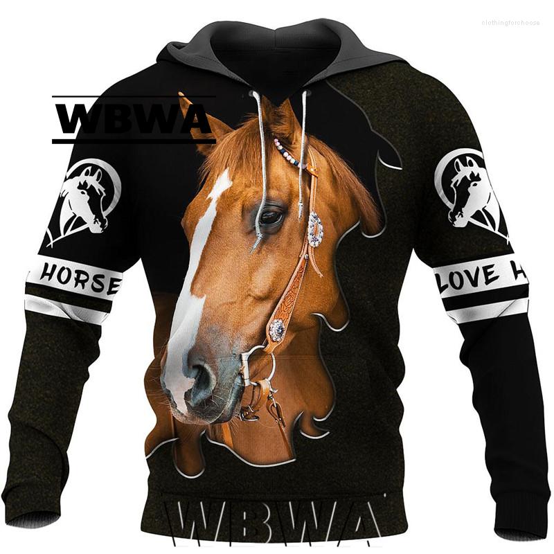 

Men's Hoodies Love Horse 3D All Over Printed Mens Hoodie & Sweatshirt Autumn Unisex Zip Casual Sportswear DK920, 21z7