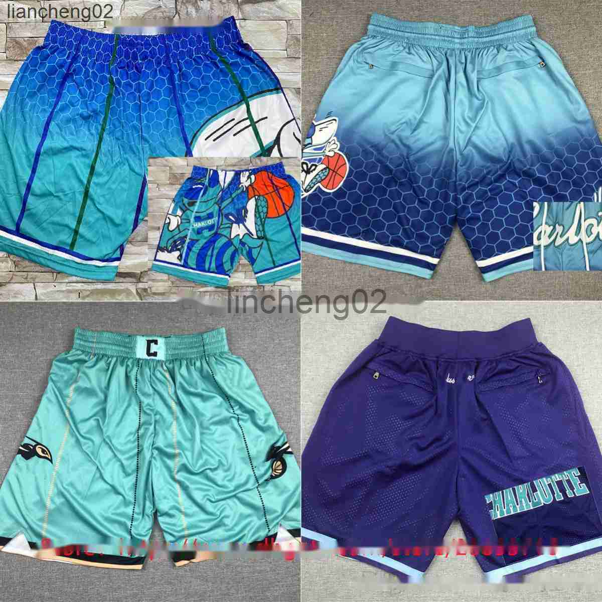 

Men' Shorts 2022-23 New Basketball LaMelo Ball Shorts Just Don Team Pocket Short Hip Pop Pant With Pockets Zipper Sweatpants Hayward Rozier Oubre W0225, Justdon 4 pocket