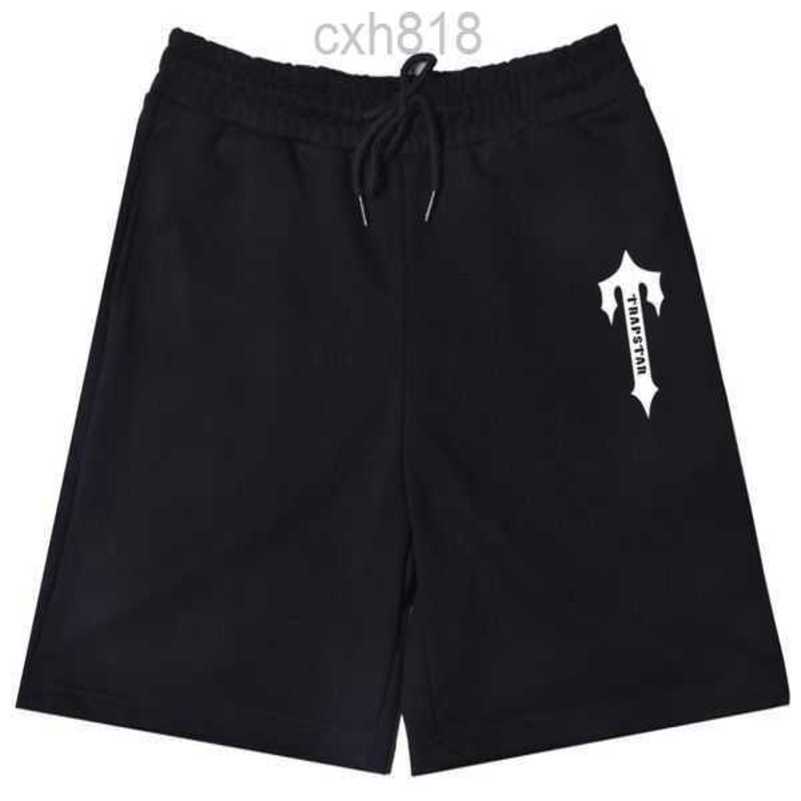 

Summer Shorts Men TRAPSTAR Basic Shorts Baseball Five-Point Board Fitness Sports Workout Beach Short PantsWJLC, White