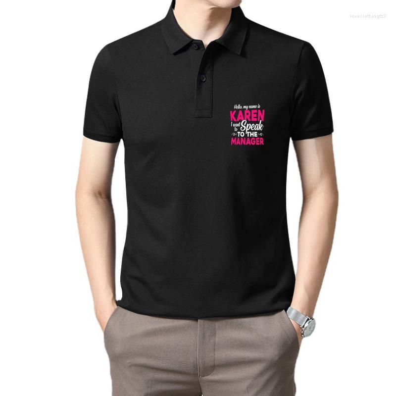 

Men's Polos My Name Is Karen I Want To Speak The Manager Halloween Costume T Shirt, Wathet 13