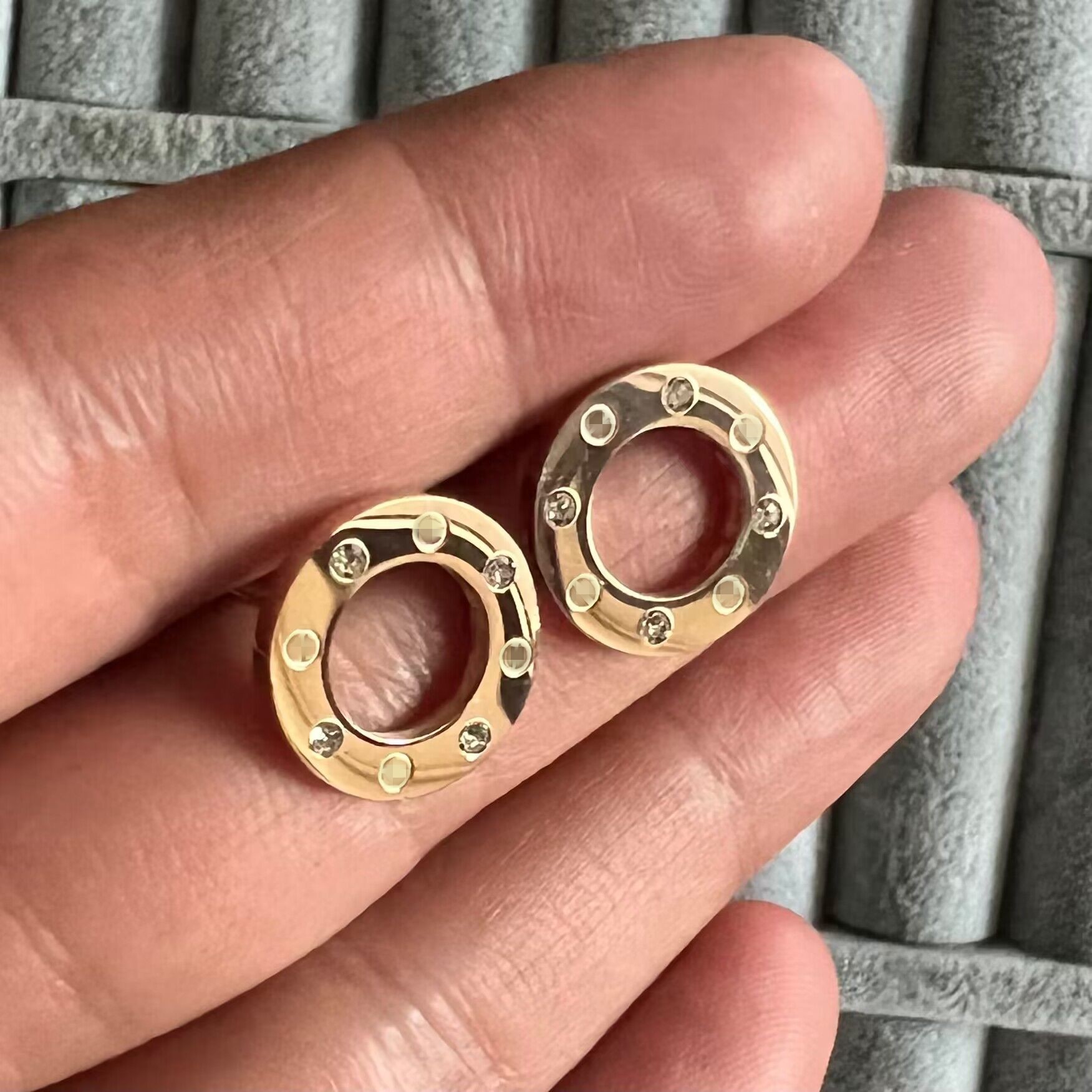 

Branded 316L Stainless Steel diamond love stud Earring 18k rose Gold Silver luxury screw studs Earrings Women men Wedding Party love Jewelry never fade