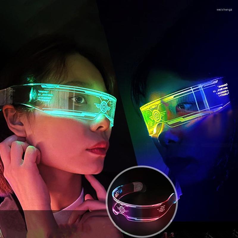 

Sunglasses Fashion Luminous Decorative Glasses Neon Party Decoration LED For Nightclub DJ Dance Music Festival Rave