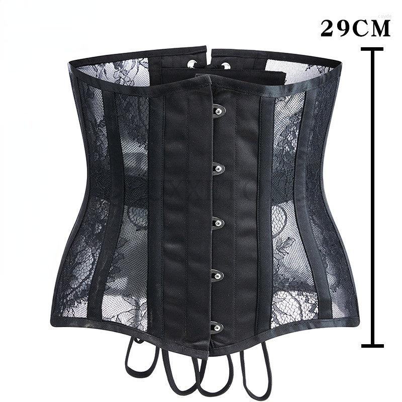 

Women's Shapers Sexy Corset Underbust Women Gothic Top Curve Shaper Modeling Strap Slimming Waist Belt Lace Corsets Bustiers Black White