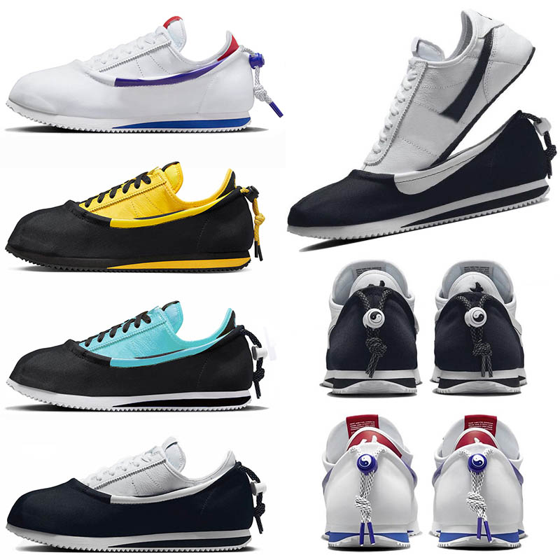 2023 Nouvelles Clot x Cortez Hommes Femmes Chaussures De Course Sneaker Bruce Lee Clotez Noir Blanc Forrest Gump Jeu Université Royale Rouge Homm