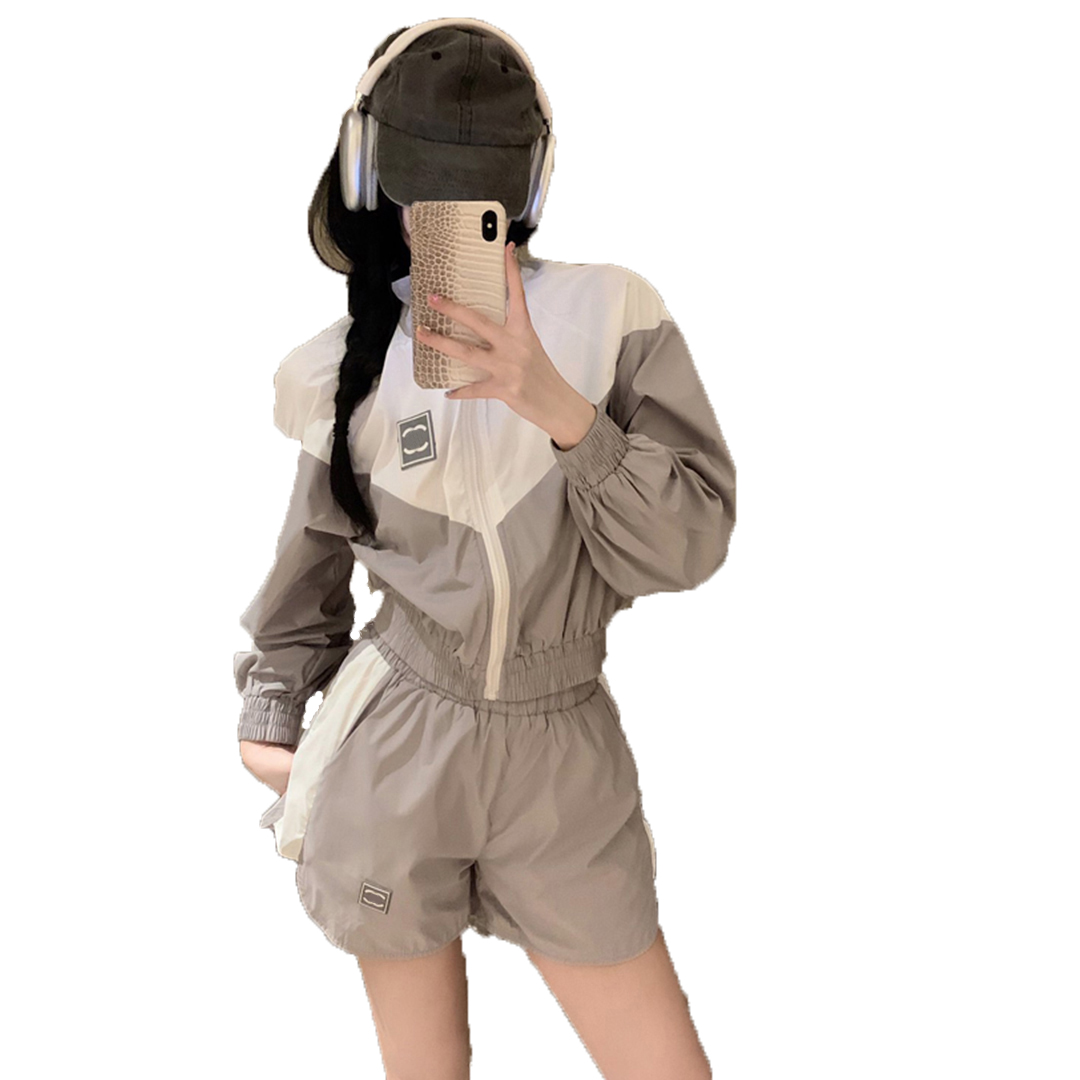 

Designer womens clothing tracksuits Fashion street casual jogging sport suits Pure cotton breathable and sweat absorption women fitness suit 2 piece sets