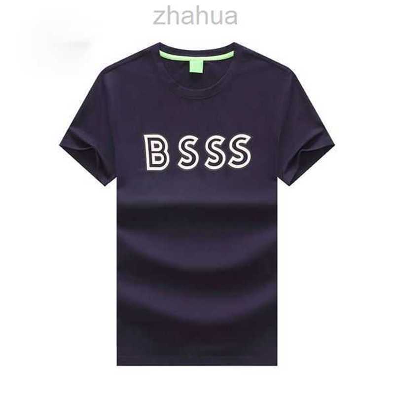 

Designer Mens T shirt bos High quality New classic Printed Tee casual fashion Luxury 100% high-grade cotton Breathable shirt Street Sleeve Shirt HCZ7