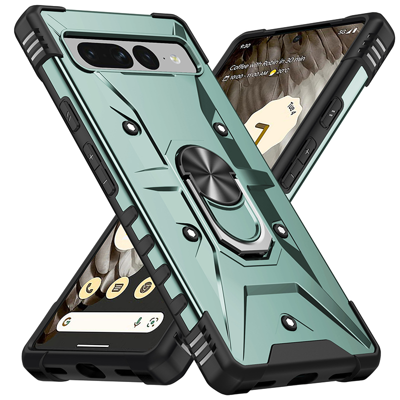 

Armor Kickstand Phone Cases For Pixel 6 6A 7 8 Pro Hybrid PC TPU Military Grade Multifunction Cellphone Case Back Cover, Gary