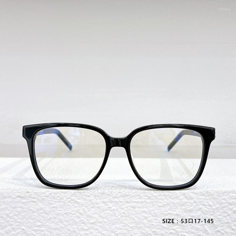 

Sunglasses 2023 Classic Square Acetic Acid Cat's Eye Glasses Women's Fashion Frame Summer Fresh White Lens Protection UV400