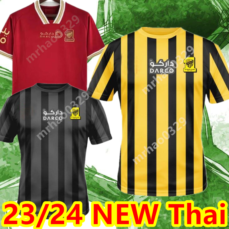 

2023 2024 Al Ittihad Benzema Soccer Jerseys 23/24 Hamdallah Romarinho Camara Home Away Jerseys Costa Coronado Hegazy pre match training jersey 23 24 Football Shirts