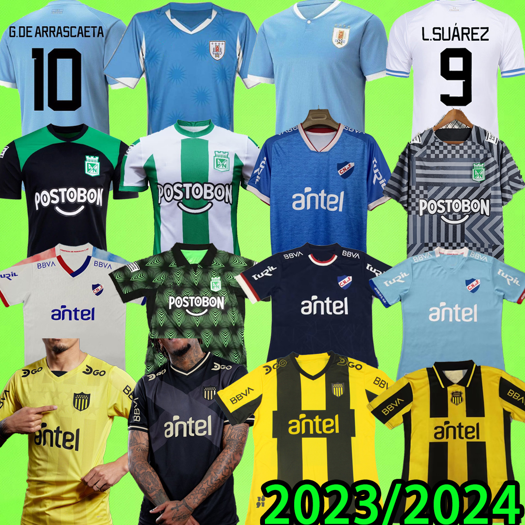 

2023 2024 Penarol Soccer Jerseys Uruguay Atletico Nacional 2022 Suarez E.cavani F.vaerde 23 24 Football Shirt Club 2010 Retro R.araujo, 2022 away