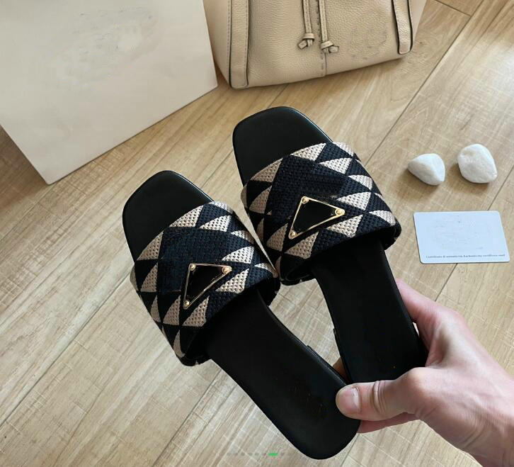 

Slippers Sandals Slides Sliders For Women Mules Flat Slide Light Tan Beige Lace Lettering Fabric Canvas Woman Slipper Slider Sandal TY54, Sky blue