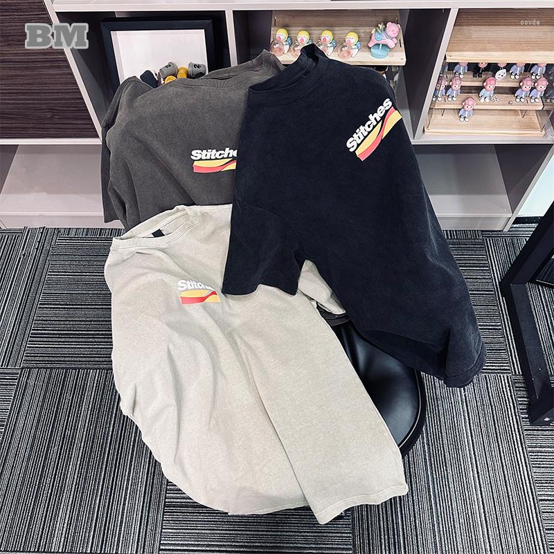 

Men' T Shirts Summer Japanese Streetwear High Quality Print Shirt Men Clothing Harajuku Casual Short Sleeve Te Korean Trendy Hip Hop Tops, Black