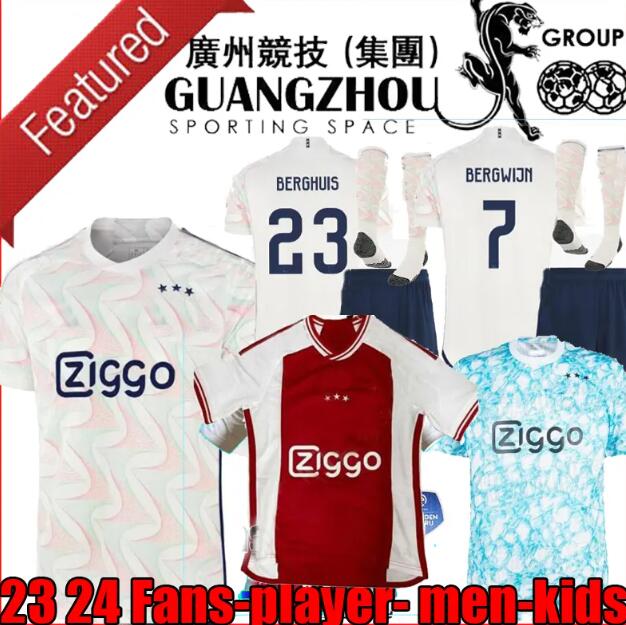 

3XL 4XL FANS Player 21 22 23 24 TADIC Soccer Jerseys AWAY BASSEY BERGHUIS Third Kit KLAASSEN BERGWIJN 2023 2024 football shirts men kids uniforms CRUYFF ajAXS
