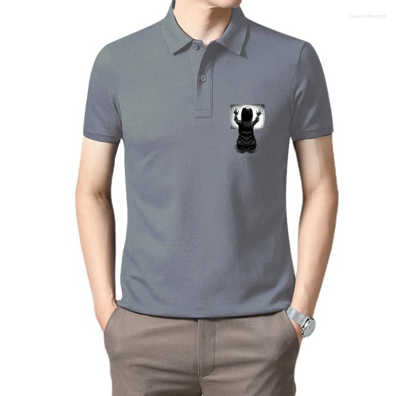 

Men's Polos Poltergeist Horror Movie Fashion Summer Men's Slim Fit T-Shirt, Yellow 15