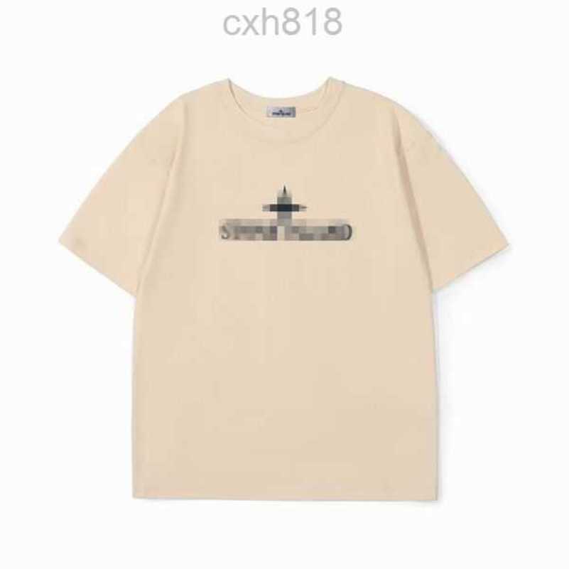 

Stone High Quality Brand Islandes Crew Neck Chromes Short Sleeves Tops Tees Letter Cross Print Casual T-shirts CpNK9I, 32