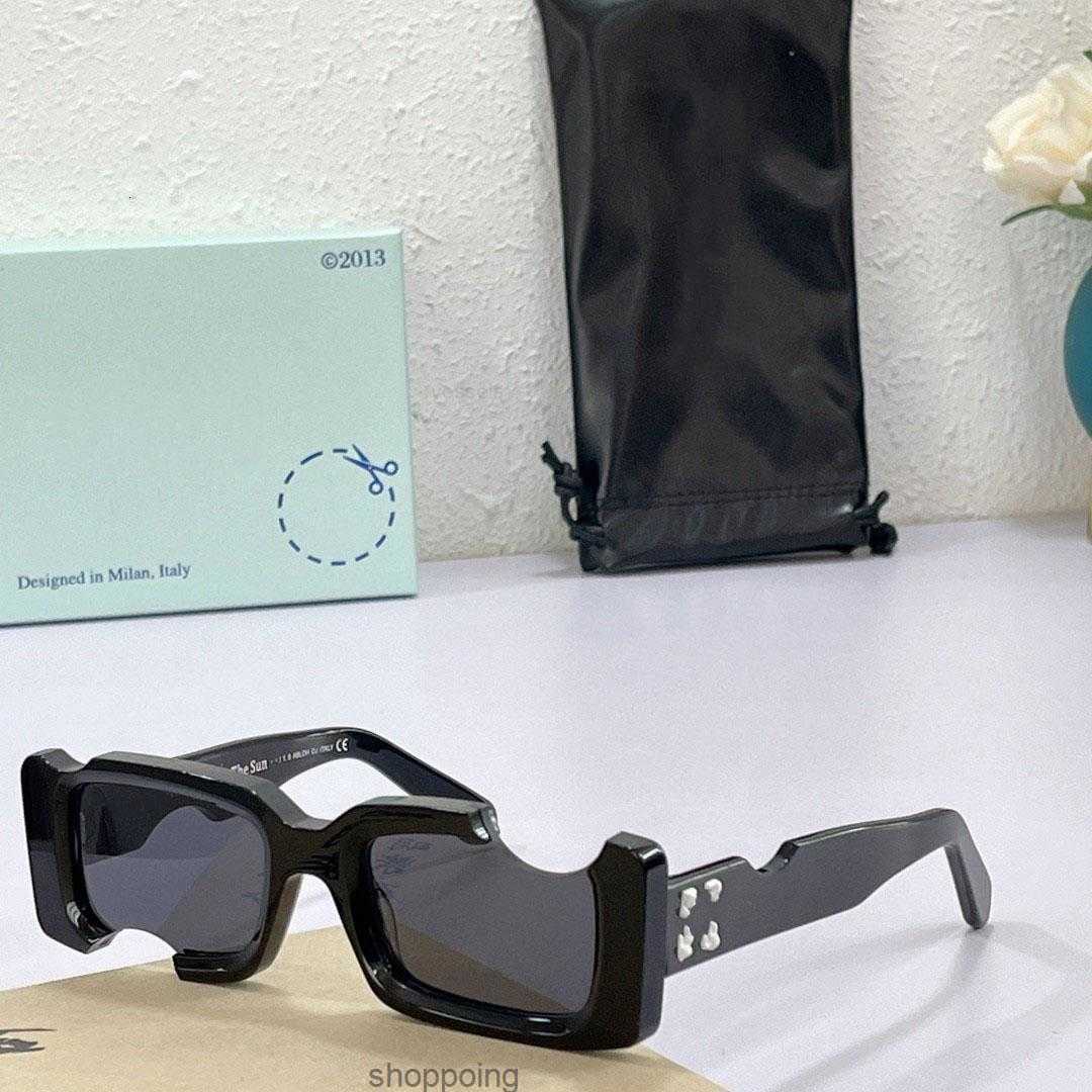 

Sunglasses Sunglasses for Men and Cool Style Fashion Classic Thick Plate Black White Square Frame Eyewear Off Glasses Man 4fl6