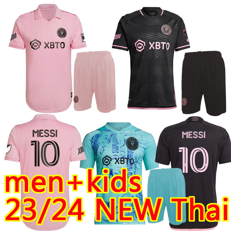 

2023 2024 Inter Miami Soccer Jerseys CF Matuidi HIGUAIN CAMPANA YEDLIN BECKHAM MLS 23 24 MESSIS home away football shirt men kids kit Player Fan version child adult, Special fans