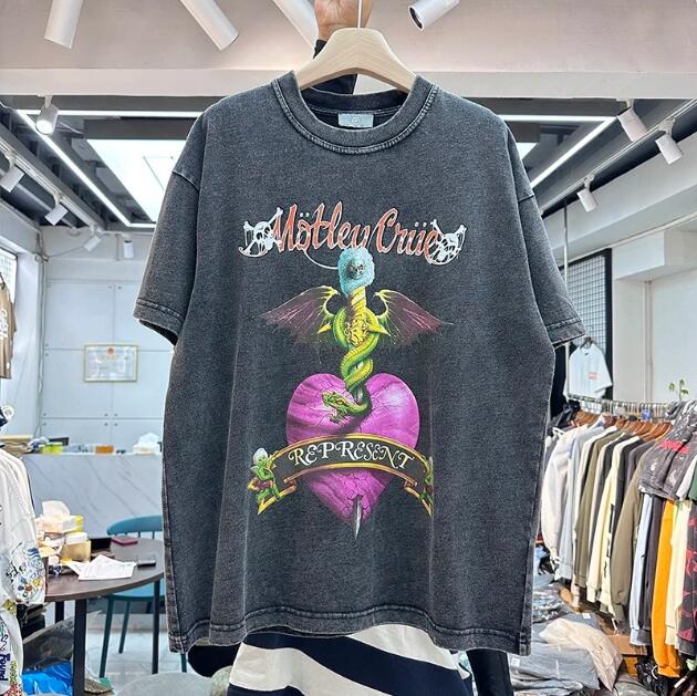 

23SS Fashion T Shirts Men's Plus Tees Print Tshirt Black White