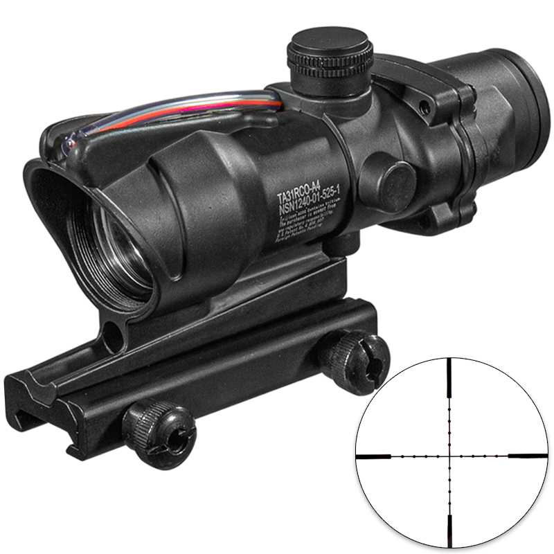 

Trijicon New Hot sale 4x32 ACOG Style Optical Rifle Scope Magnification Scope For Hunting