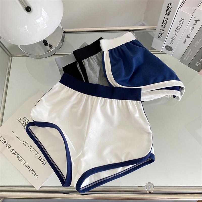 

Women's Shorts Summer Sports Women Casual High Waist Teens Trouser All-Match Slim Patchwork Y2K Clothes Comfortable Breathable, Black