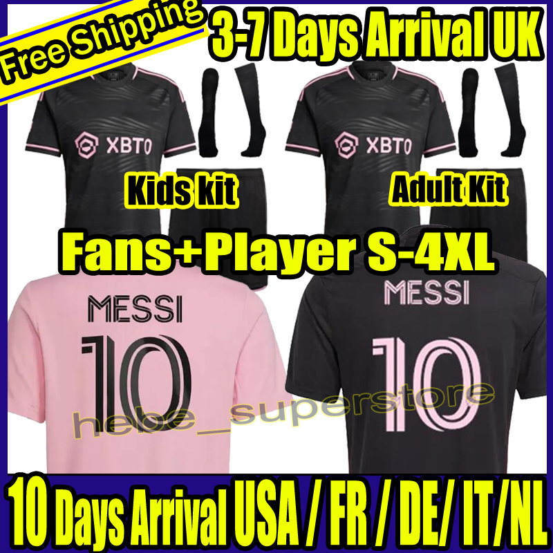 

2023 2024 Inter Miami Soccer Jerseys CF MESSIS Matuidi HIGUAIN CAMPANA YEDLIN BECKHAM MLS 23 24 football men kids Player Fans version shirt kits child adult uniform