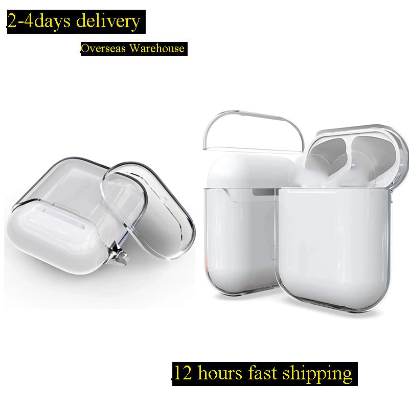 

USA Stock For Airpods Pro 2 2nd Generation airpod 3 pros Headphone Accessories Solid TPU Silicone Protective Earphone Cover Wireless Charging Shockproof Case