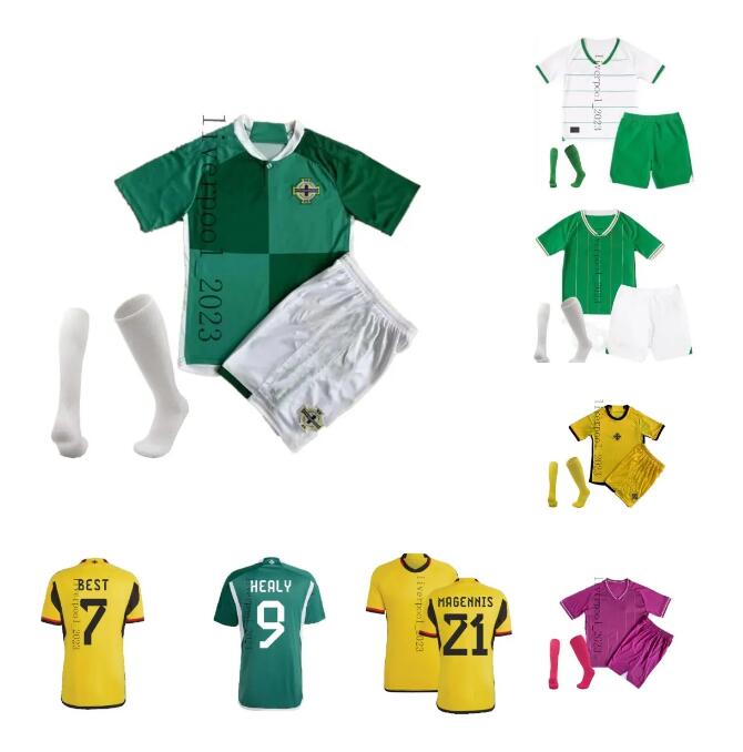 

2023 2024 Northern Irelands Soccer Jerseys EVANS MCNAIR DOHERTY DUFFY home away 23 24 Egan BRADY KEANE J. MCGINN Football shirt Hendrick McClean men kids uniform ABB