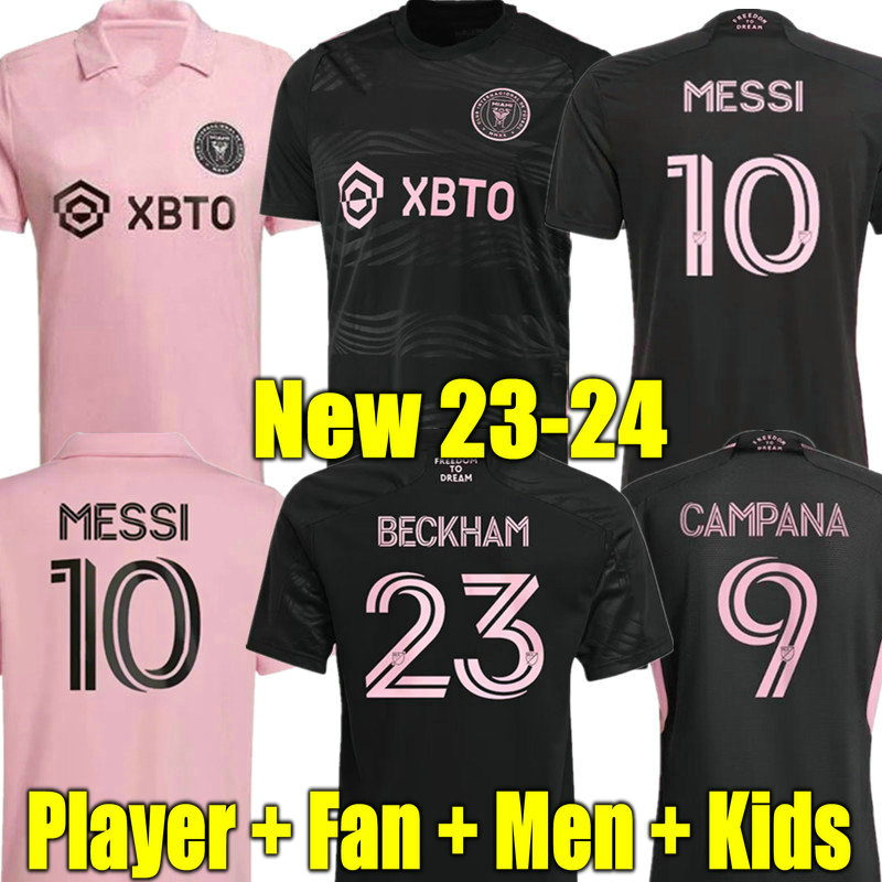 

MESSI 23 24 Inter Miami BECKHAM Soccer Jerseys Fans Player 2023 2024 Sergio MATUIDI football shirts TRAPP PELLEGRINI PIZARRO jersey CARRANZA MORGAN men kdis kit, 22 23 home adult player